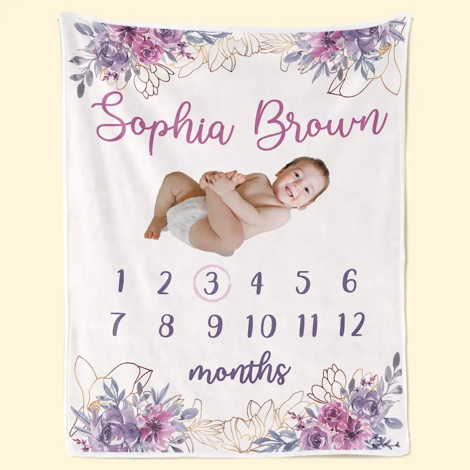 Custom Photo Like Stars Are To The Sky, So Are The Baby To Our World - Family Personalized Custom Baby Blanket - Gift For Baby Kids, Newborn Baby - Image 3