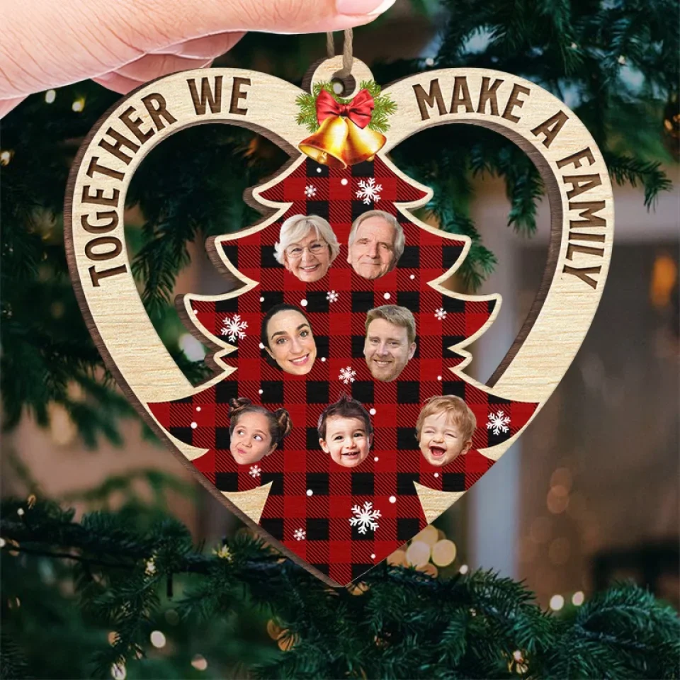 Custom Photo Love The Giver More Than The Gift - Family Personalized Custom Ornament - Wood Custom Shaped - Christmas Gift For Family Members - Image 4