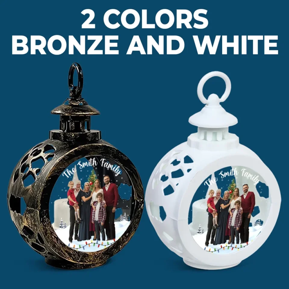 Custom Photo Make It A December To Remember - Family Personalized Custom Candlelight Lantern Ornament - Christmas Gift For Family Members - Image 6