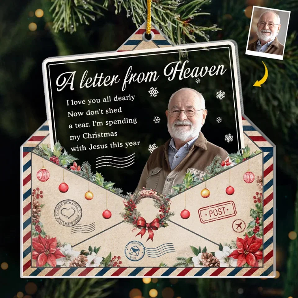 Custom Photo Memories Are The Treasures That Stay Forever - Memorial Personalized Custom Ornament - Acrylic Custom Shaped - Sympathy Gift, Christmas Gift For Family Members