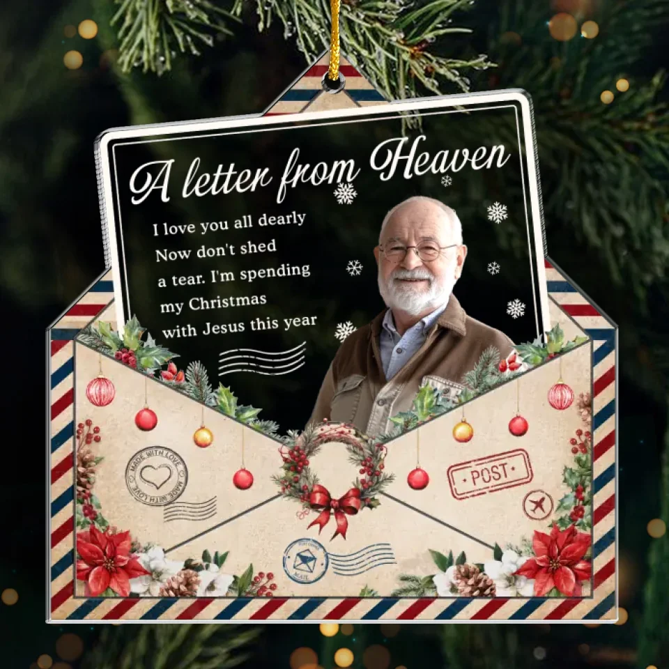 Custom Photo Memories Are The Treasures That Stay Forever - Memorial Personalized Custom Ornament - Acrylic Custom Shaped - Sympathy Gift, Christmas Gift For Family Members - Image 2