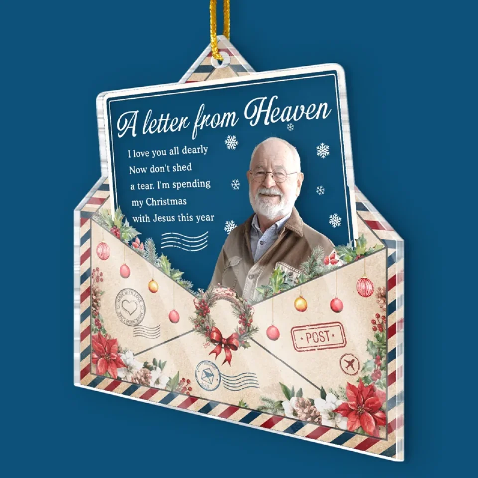 Custom Photo Memories Are The Treasures That Stay Forever - Memorial Personalized Custom Ornament - Acrylic Custom Shaped - Sympathy Gift, Christmas Gift For Family Members - Image 3