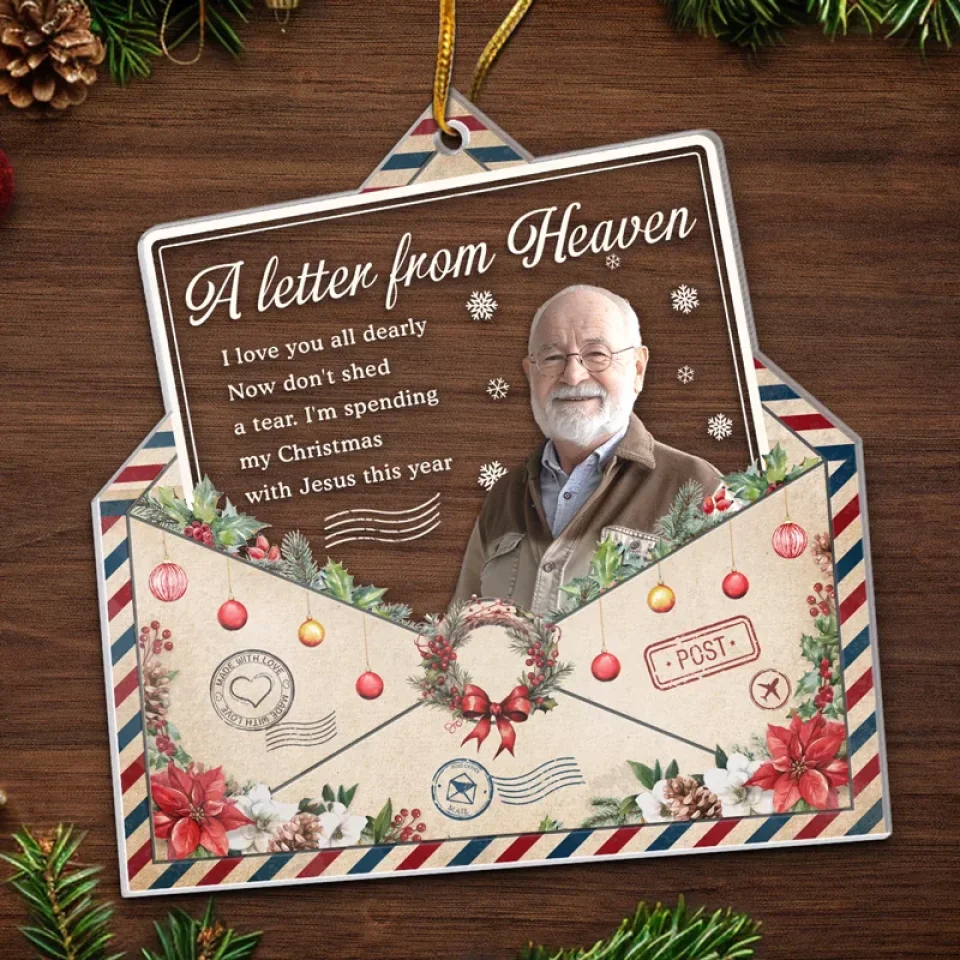Custom Photo Memories Are The Treasures That Stay Forever - Memorial Personalized Custom Ornament - Acrylic Custom Shaped - Sympathy Gift, Christmas Gift For Family Members - Image 5