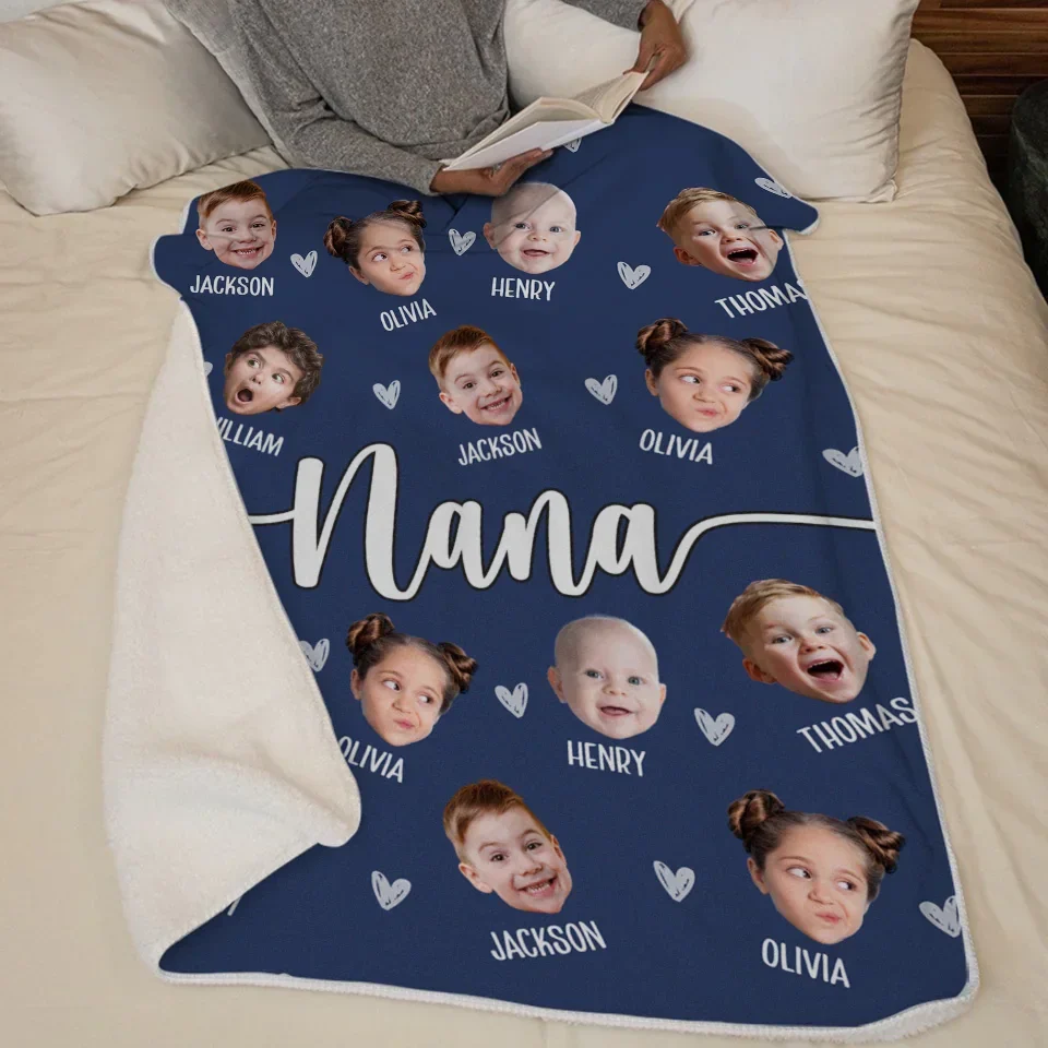 Custom Photo Moms Make Life Beautiful - Family Personalized Custom Blanket - Christmas Gift For Mom, Grandma - Image 5