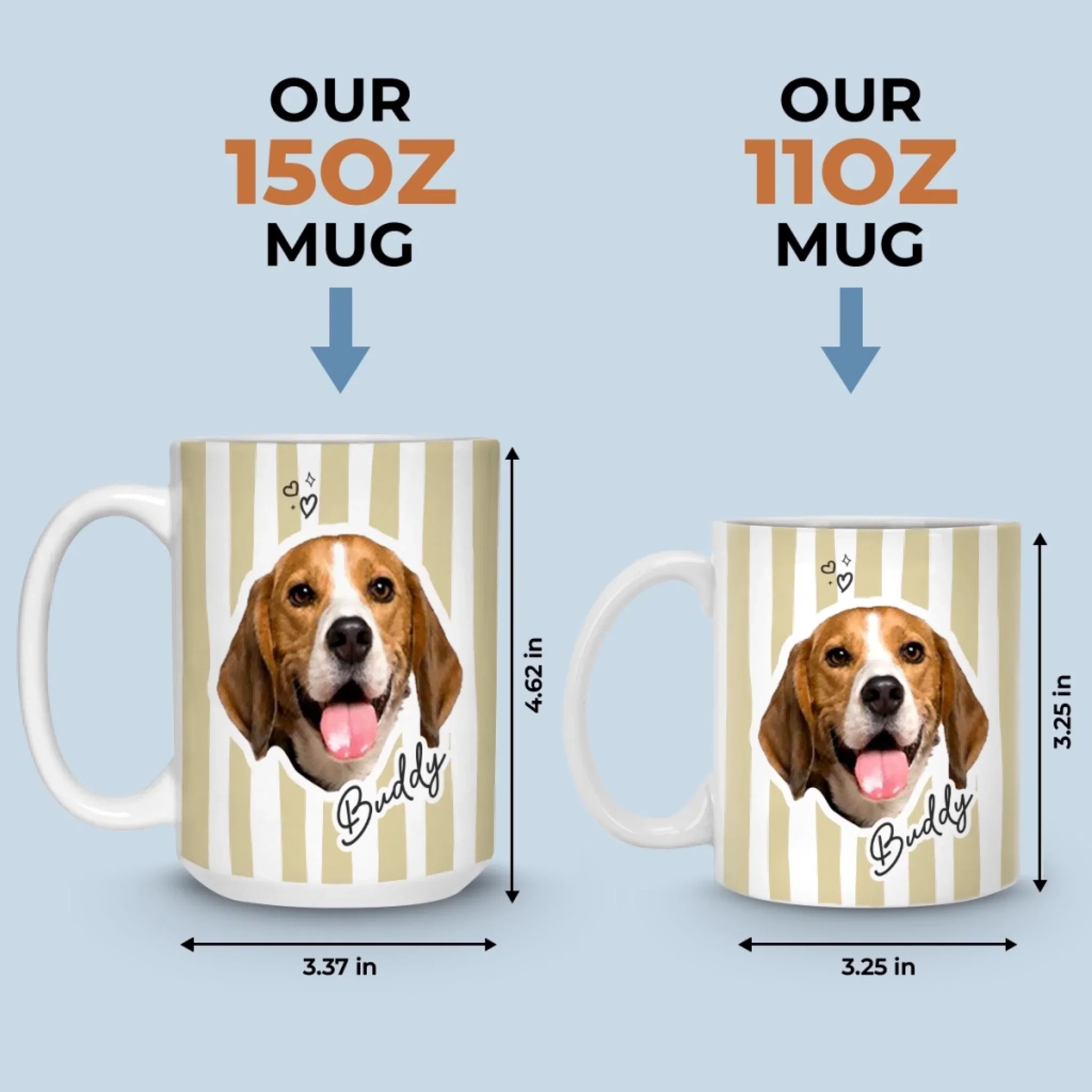 Custom Photo Mug - Personalized Birthday Gifts For Dog Cat Lovers, Dog Dad And Mom, Cat Owners - Best Gift Ever - Image 7