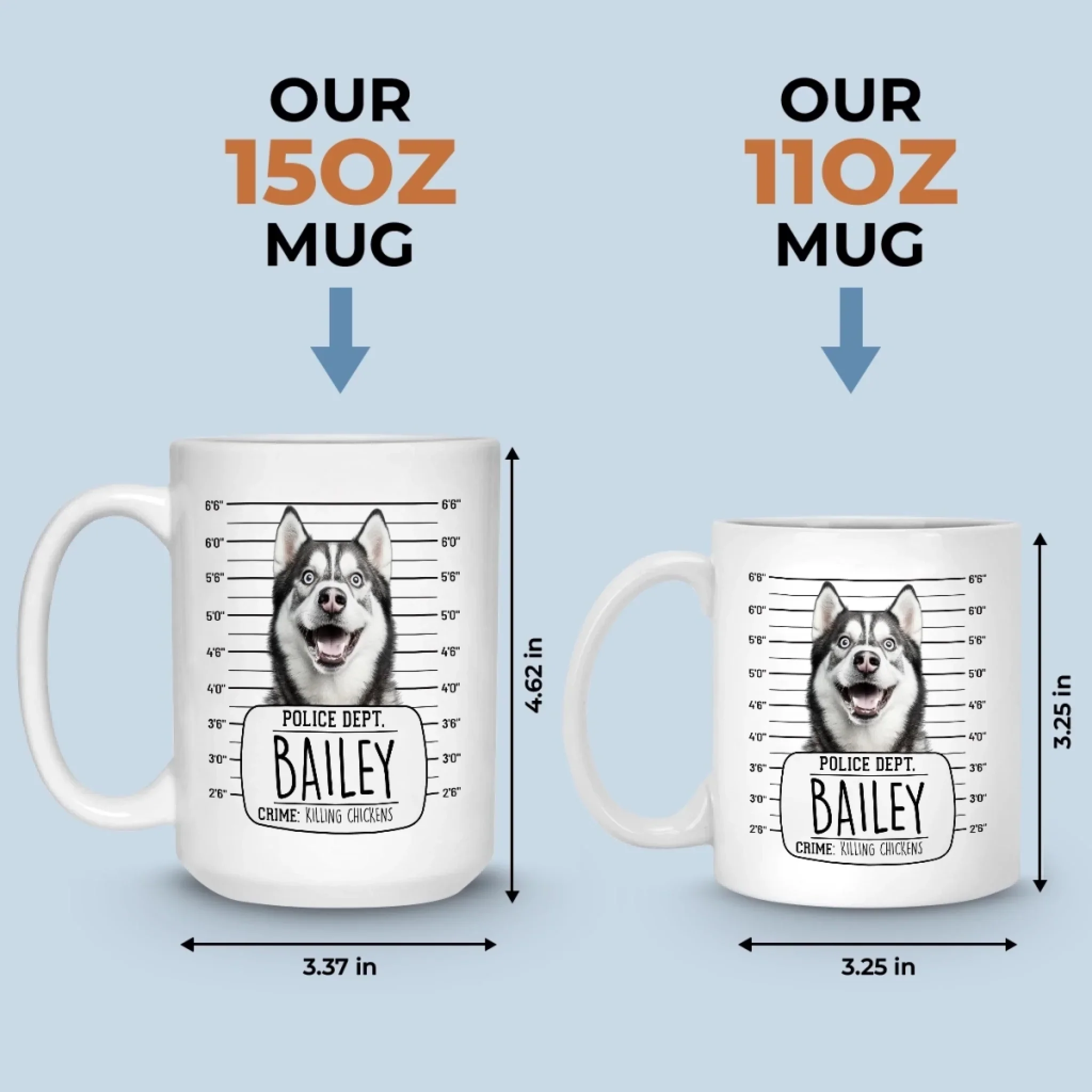Custom Photo Mug - Personalized Birthday Gifts For Dog Cat Lovers, Dog Dad And Mom, Cat Owners - Serial Treat Killer - Image 7