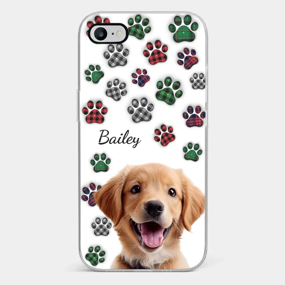 Custom Photo My Best Friend Has Four Paws - Dog & Cat Personalized Custom 3D Inflated Effect Printed Clear Phone Case - Gift For Pet Owners, Pet Lovers - Image 23