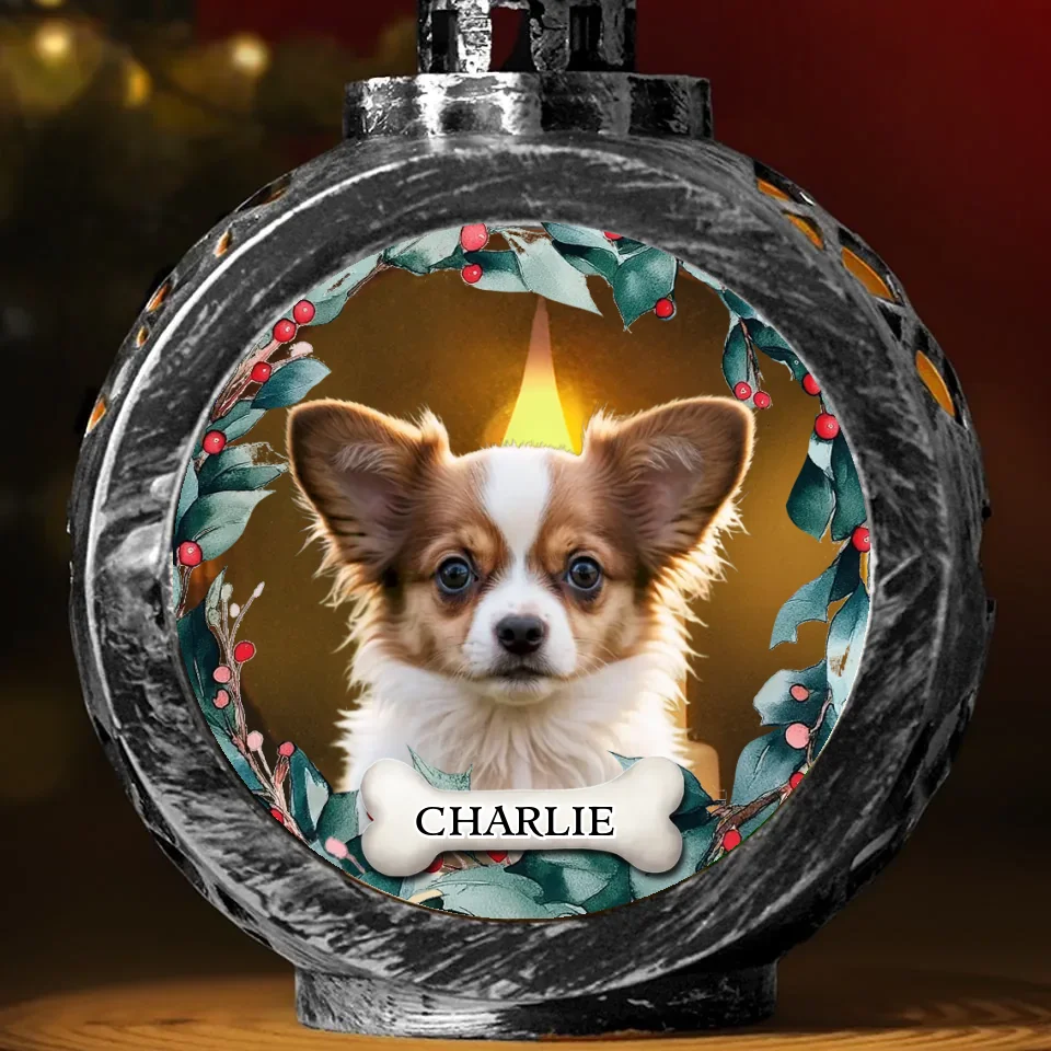 Custom Photo My Pet Is The True Spirit Of Christmas - Dog & Cat Personalized Custom Candlelight Lantern Ornament - Christmas Gift For Pet Owners, Pet Lovers - Image 4