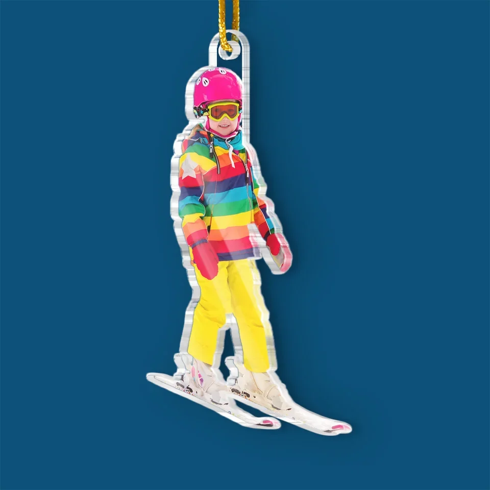 Custom Photo Never Say Never - Personalized Custom Ornament - Acrylic Custom Shaped - Christmas Gift For Sport Lovers, Sport Players - Image 3