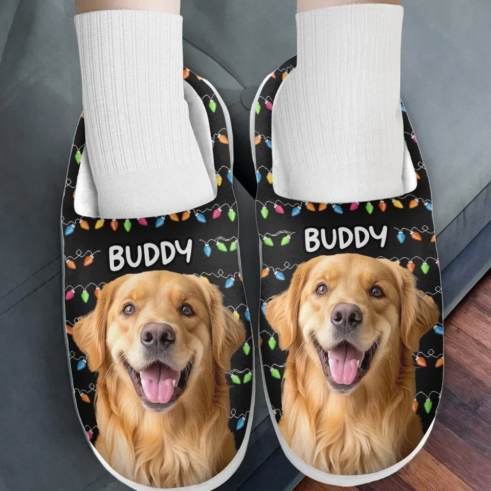 Custom Photo Nothing Says Comfort Like A Cozy Pair Of Slippers For Pet Lovers - Dog & Cat Personalized Custom Fluffy Slippers - Christmas Gift For Pet Owners, Pet Lovers - Image 3