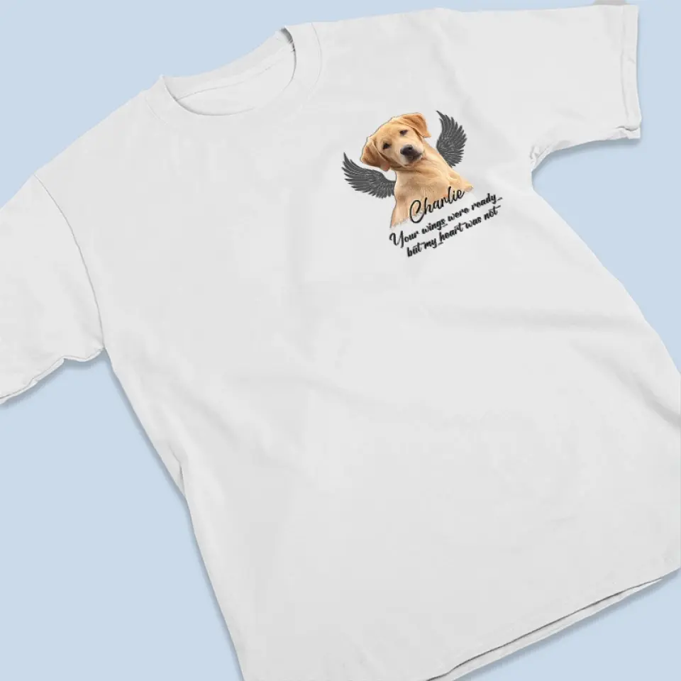 Custom Photo Once By My Side, Forever In My Heart - Memorial Personalized Custom Unisex T-shirt, Hoodie, Sweatshirt - Sympathy Gift For Pet Owners, Pet Lovers - Image 4