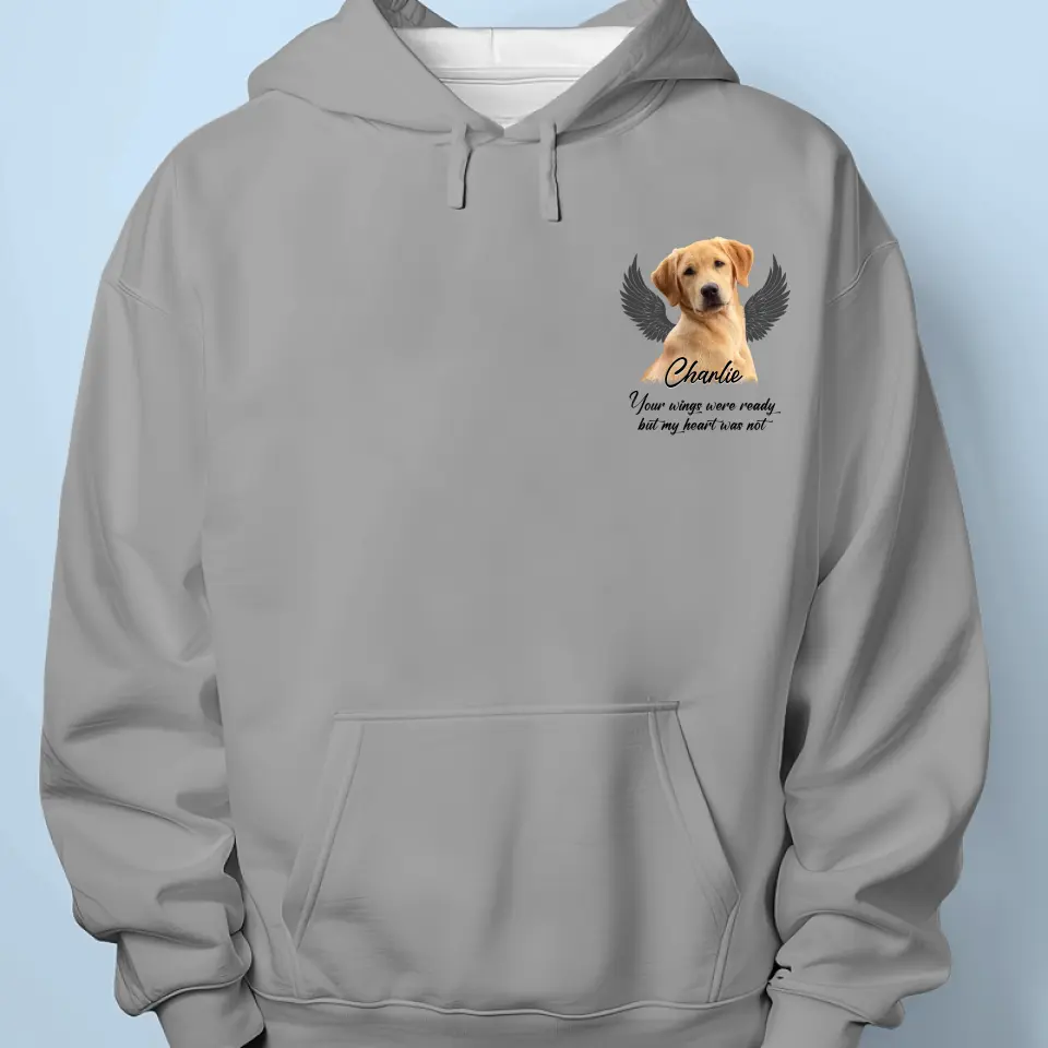 Custom Photo Once By My Side, Forever In My Heart - Memorial Personalized Custom Unisex T-shirt, Hoodie, Sweatshirt - Sympathy Gift For Pet Owners, Pet Lovers - Image 6