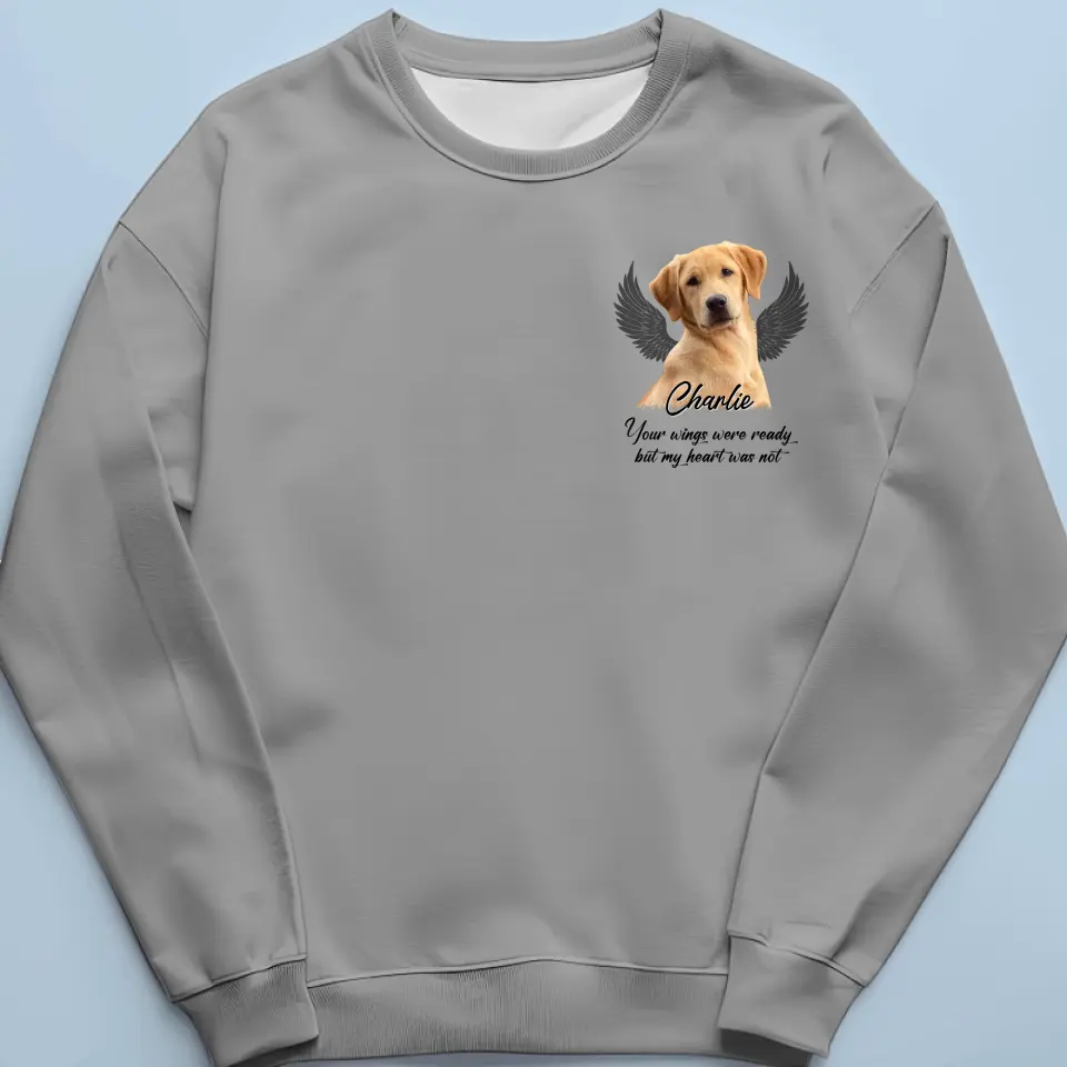 Custom Photo Once By My Side, Forever In My Heart - Memorial Personalized Custom Unisex T-shirt, Hoodie, Sweatshirt - Sympathy Gift For Pet Owners, Pet Lovers - Image 7
