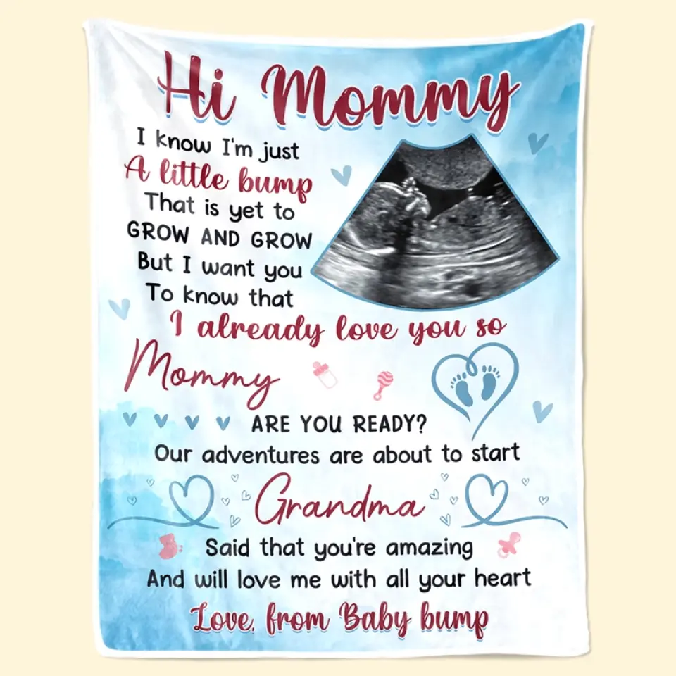 Custom Photo Our Adventures Are About To Start - Family Personalized Custom Blanket - Baby Shower Gift, Gift For First Mom - Image 14