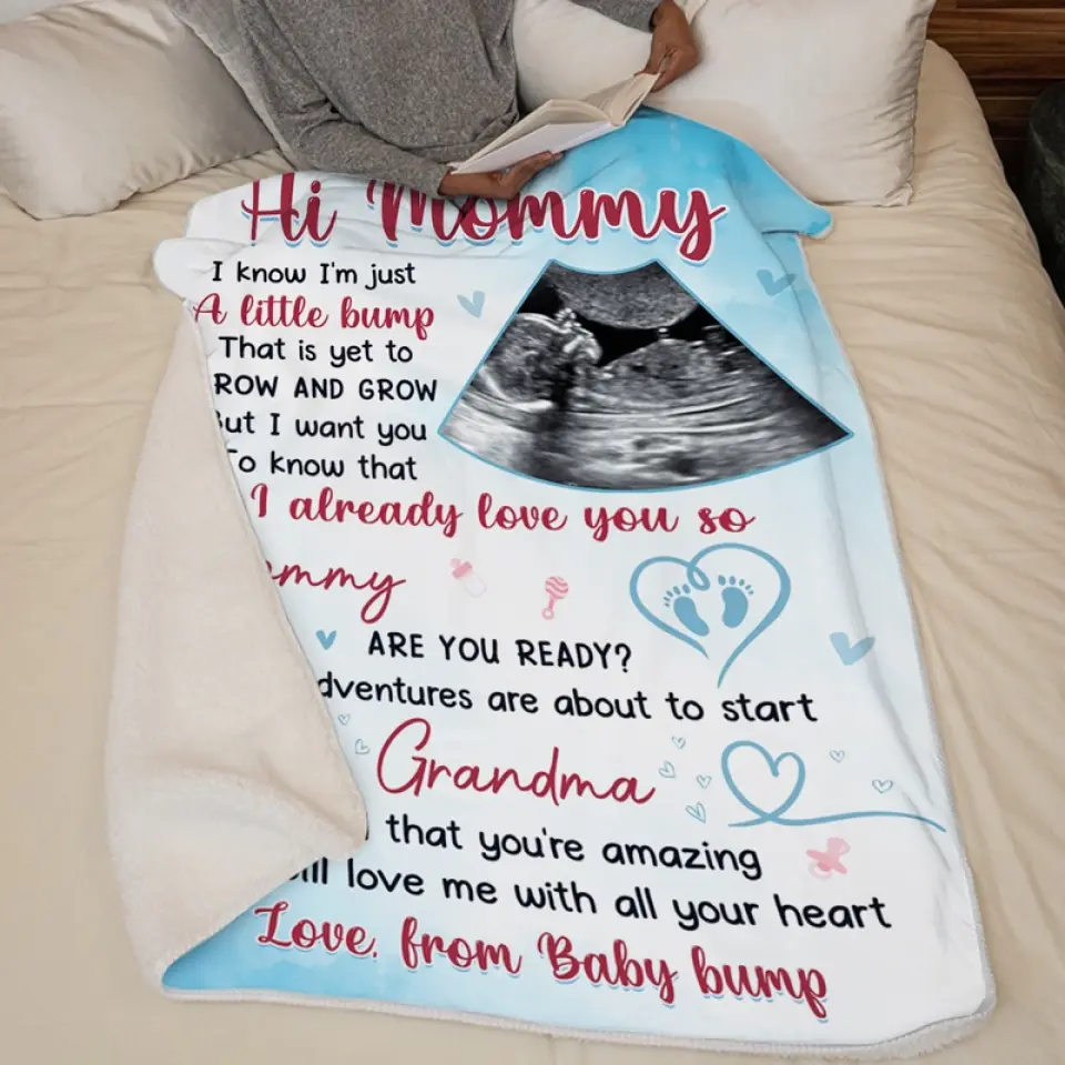 Custom Photo Our Adventures Are About To Start - Family Personalized Custom Blanket - Baby Shower Gift, Gift For First Mom - Image 16