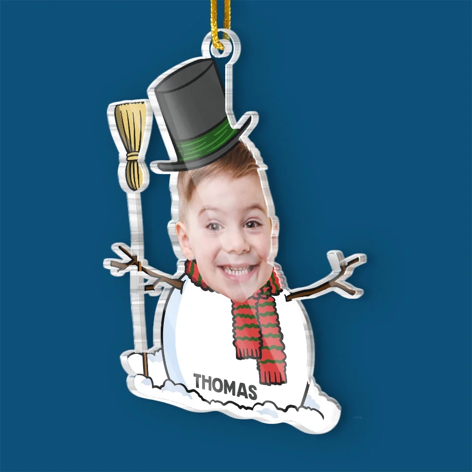 Custom Photo Our Pride And Christmas Joy - Family Personalized Custom Ornament - Acrylic Custom Shaped - Christmas Gift For Baby Kids, Newborn Baby - Image 3