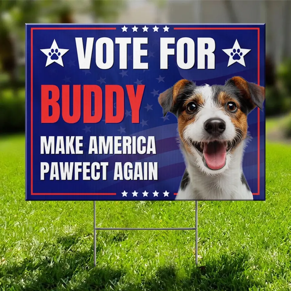 Custom Photo Paws Up, My Pet Wins - Dog & Cat Personalized Custom Yard Sign - Gift For Pet Owners, Pet Lovers - Image 5