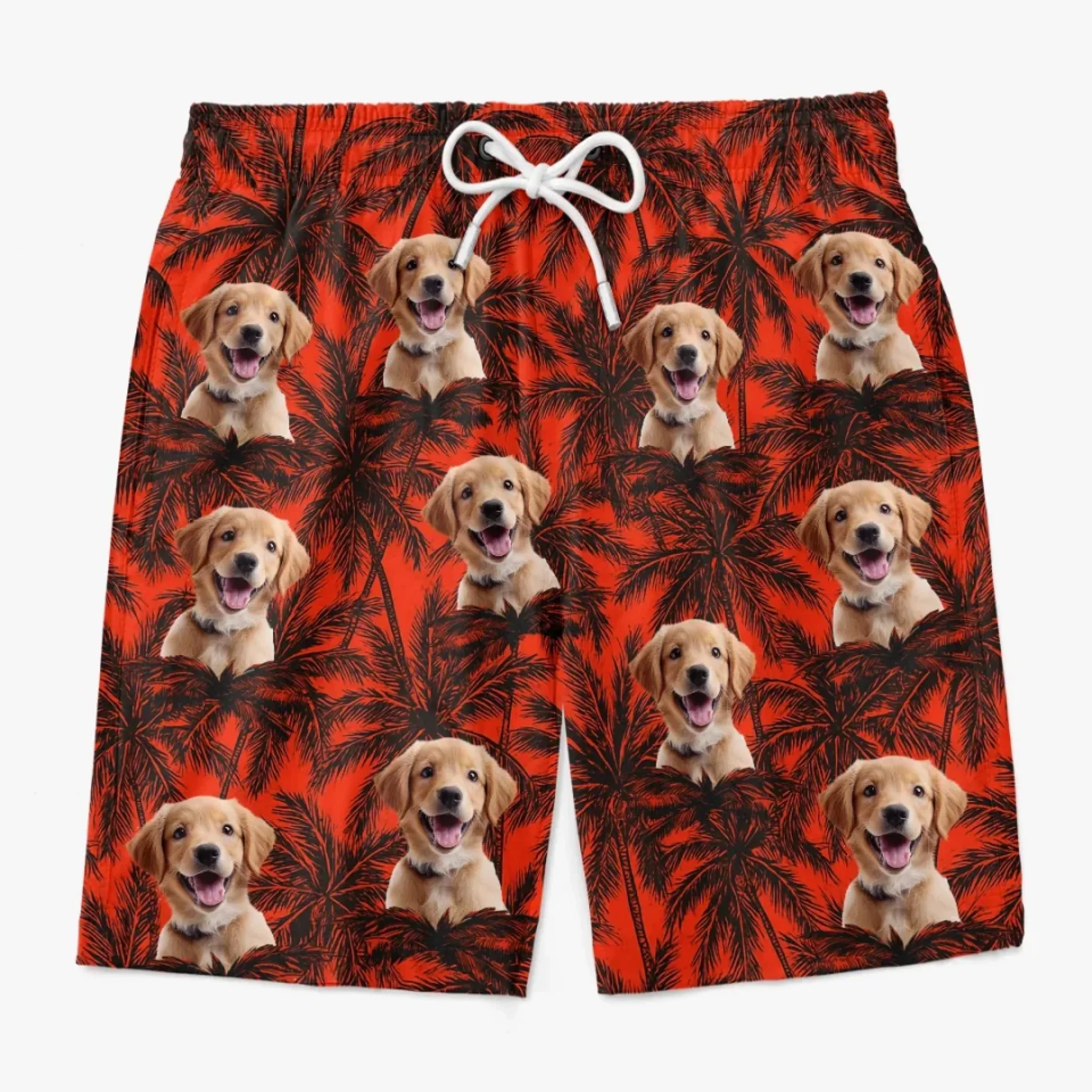 Custom Photo Pawty In Paradise - Dog & Cat Personalized Custom Tropical Hawaiian Aloha Men Beach Shorts - Summer Vacation Gift For Pet Owners, Pet Lovers - Image 4