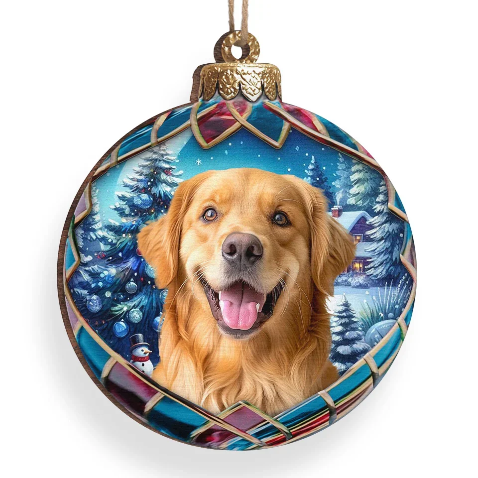 Custom Photo Pets Make Our Lives Whole - Dog & Cat Personalized Custom Ornament - Wood Custom Shaped - Christmas Gift For Pet Owners, Pet Lovers - Image 3