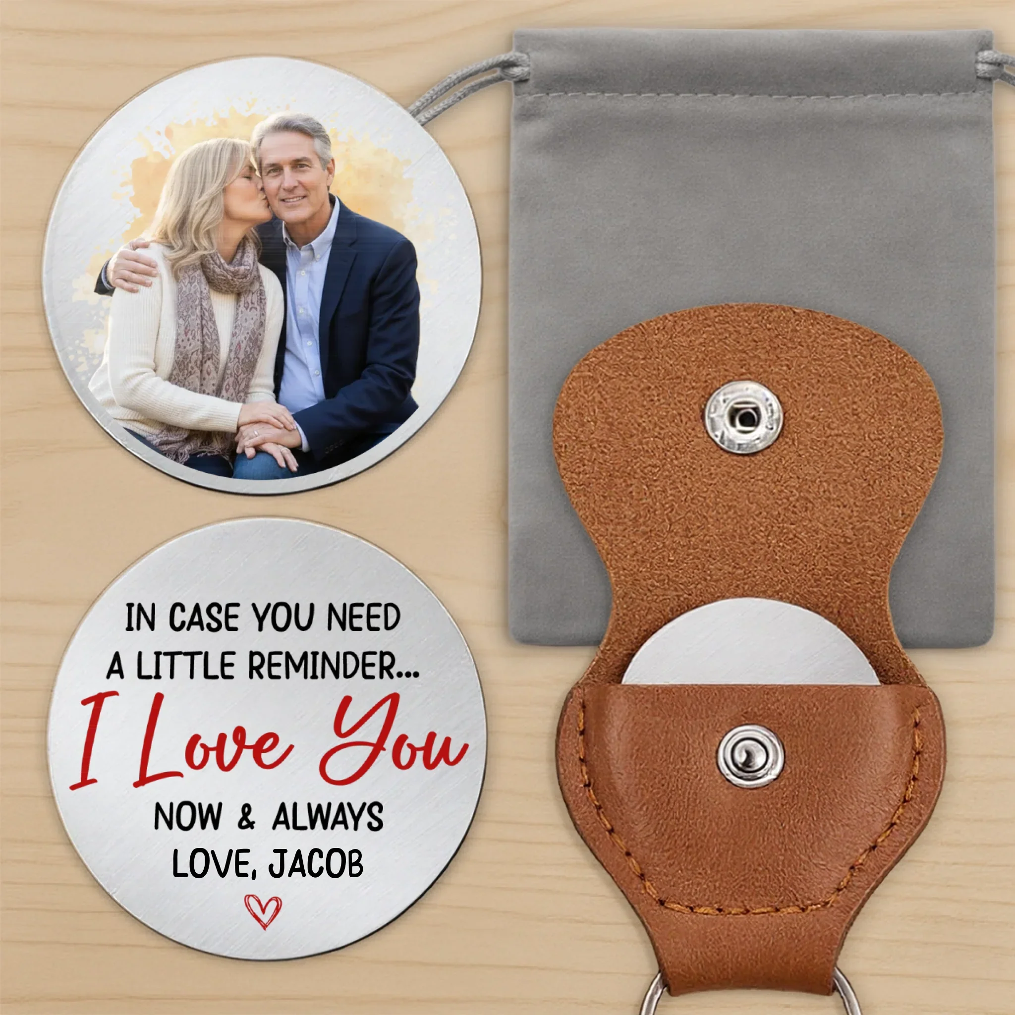 Custom Photo Pocket Hug - Personalized Anniversary Wedding Gifts For Husband And Wife, Him And Her - Love That Feels Like Us - Image 8