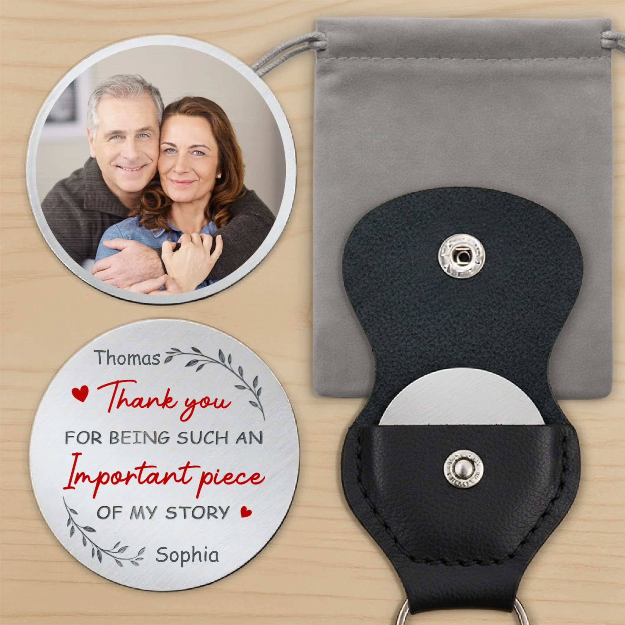 Custom Photo Pocket Hug - Personalized Anniversary Wedding Gifts For Husband And Wife, Him And Her - You Are My Forever Person - Image 11