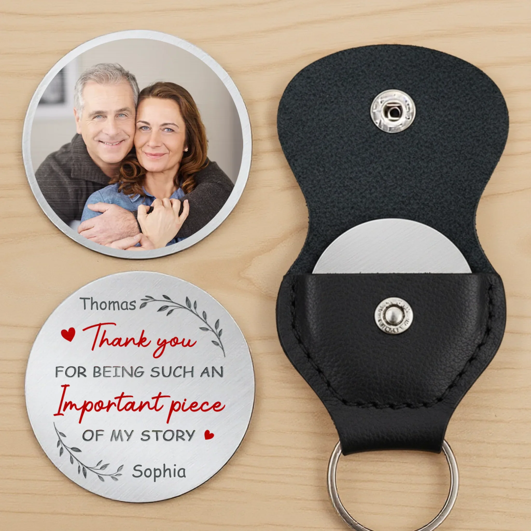 Custom Photo Pocket Hug - Personalized Anniversary Wedding Gifts For Husband And Wife, Him And Her - You Are My Forever Person - Image 3
