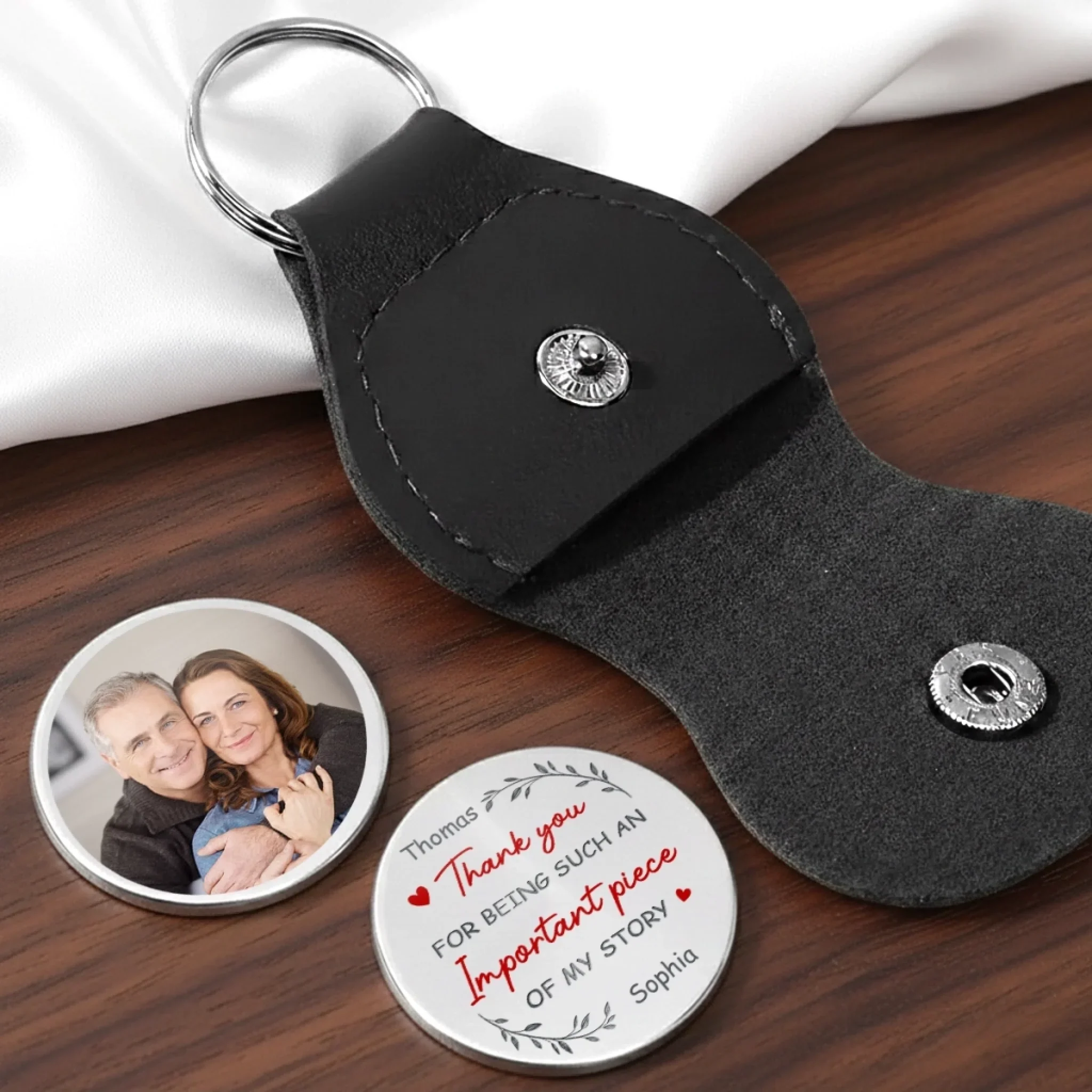 Custom Photo Pocket Hug - Personalized Anniversary Wedding Gifts For Husband And Wife, Him And Her - You Are My Forever Person - Image 5
