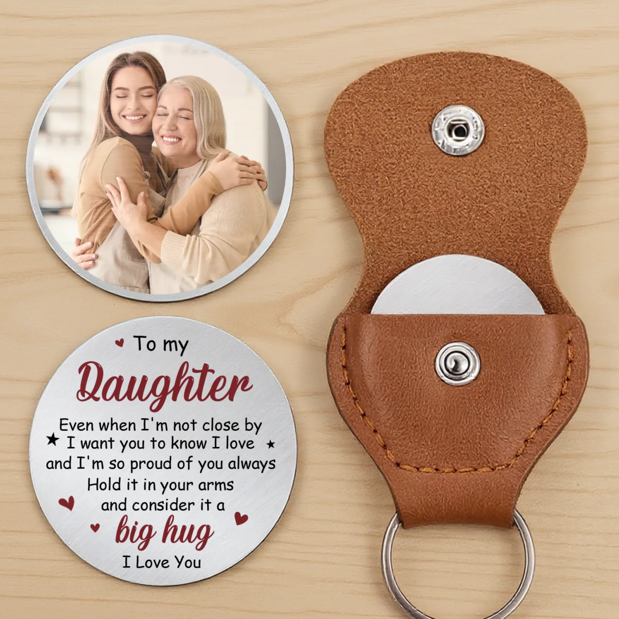Custom Photo Pocket Hug - Personalized Birthday Gifts For Son, Daughter, Grandson, Granddaughter - I Love You And I’m So Proud Of You - Image 3