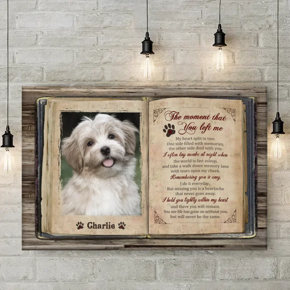 Custom Photo Remembering You Is Easy - Memorial Personalized Custom Horizontal Canvas - Sympathy Gift For Family Members - Image 2