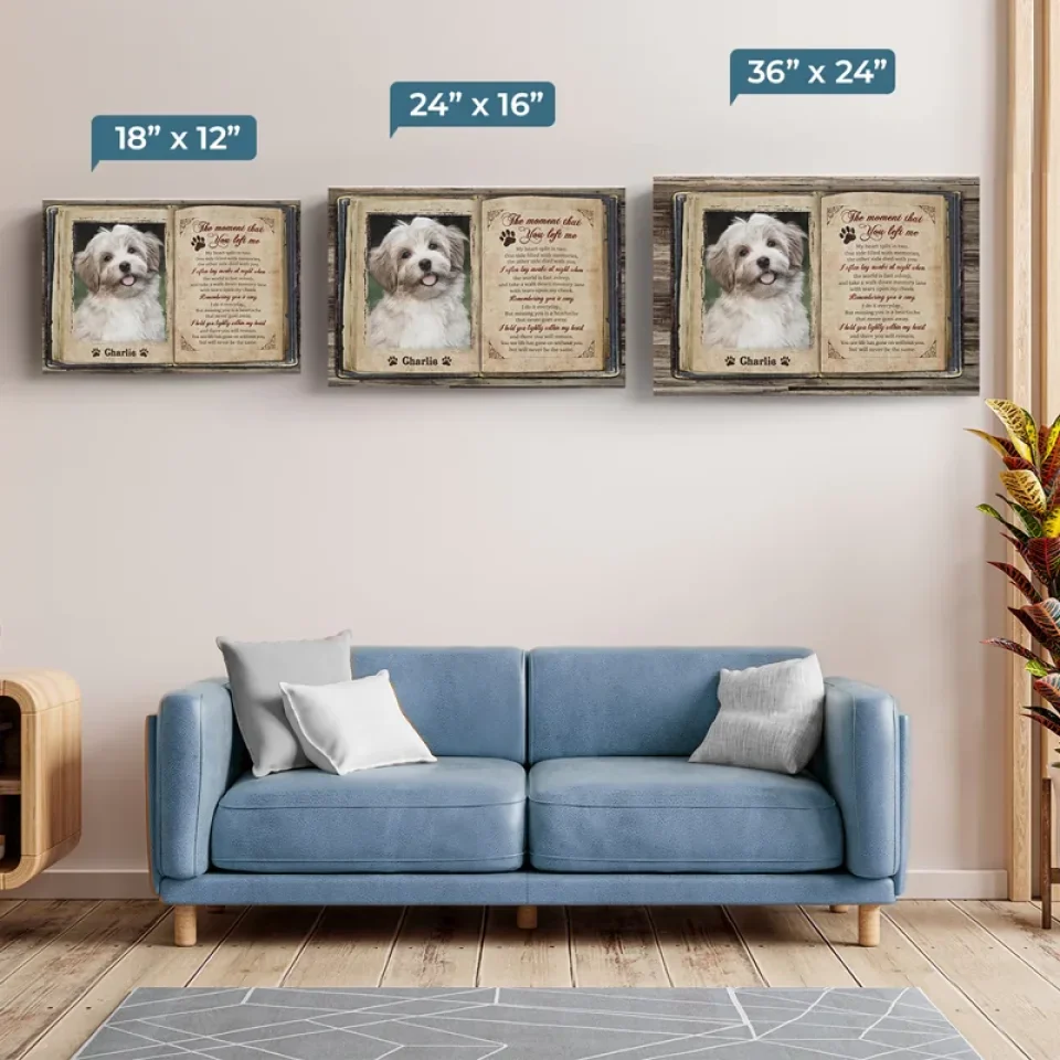 Custom Photo Remembering You Is Easy - Memorial Personalized Custom Horizontal Canvas - Sympathy Gift For Family Members - Image 6