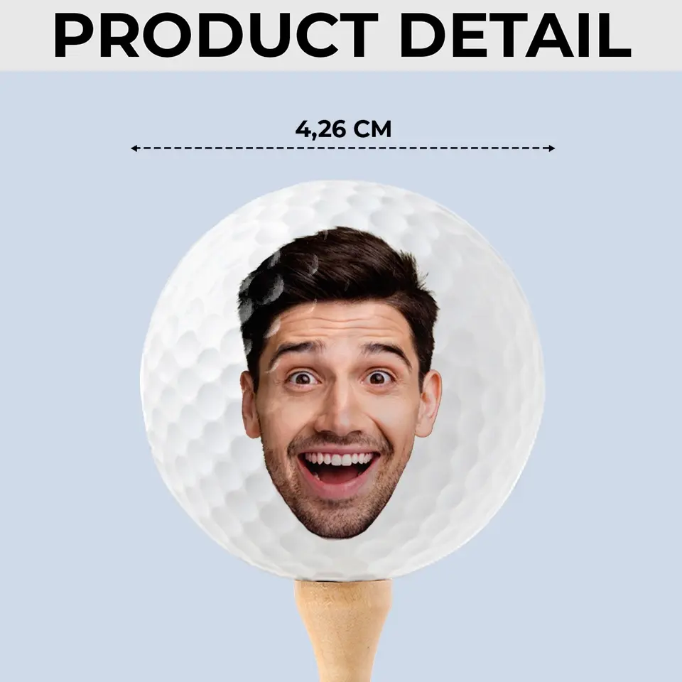 Custom Photo Retired And Loving Every Swing - Personalized Custom Golf Ball - Gift For Sport Lovers, Sport Players - Image 4