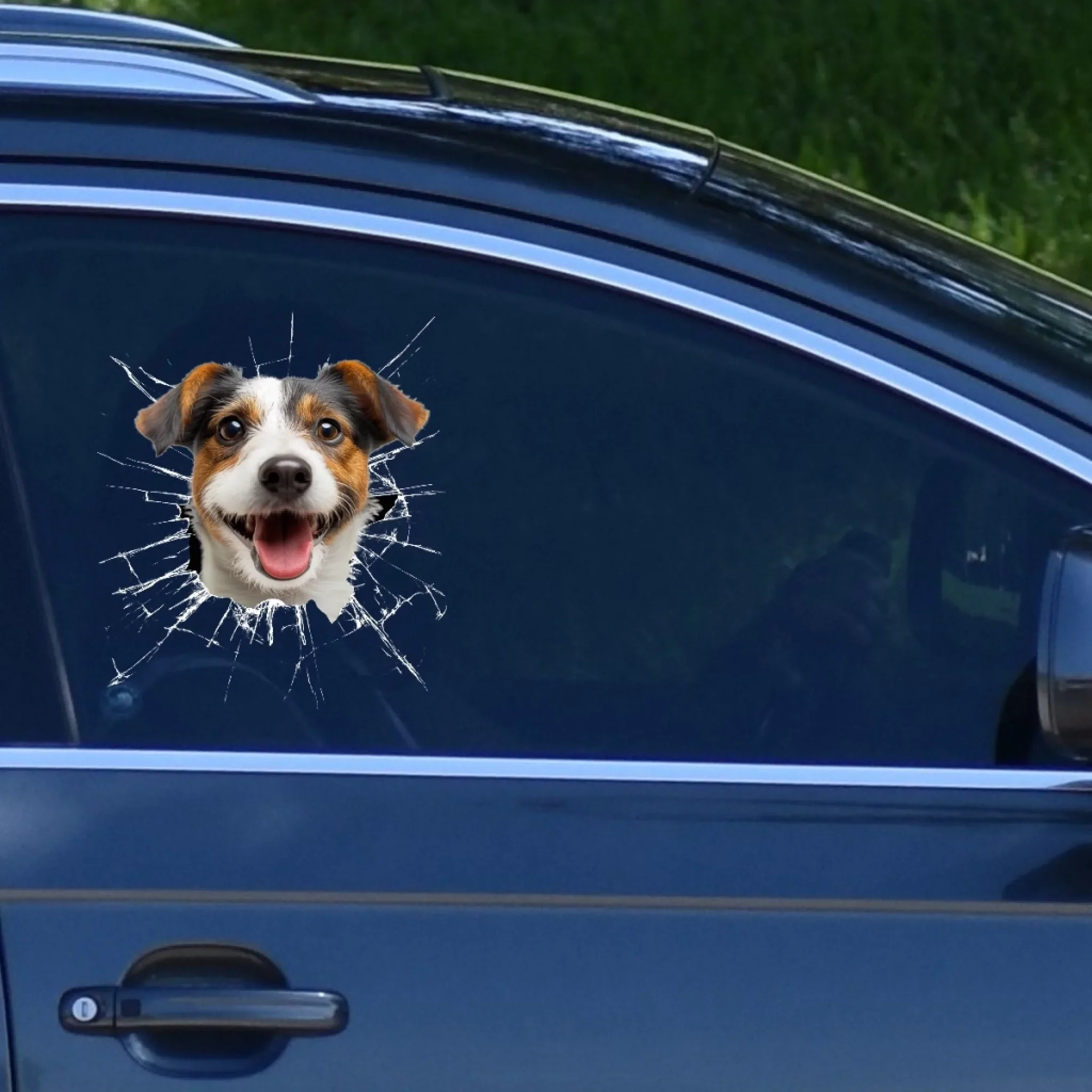 Custom Photo RV Decal - Personalized Birthday Gifts For Dog Cat Lovers, Dog Dad And Mom, Cat Owners - Too Cool To Stay Inside - Image 3