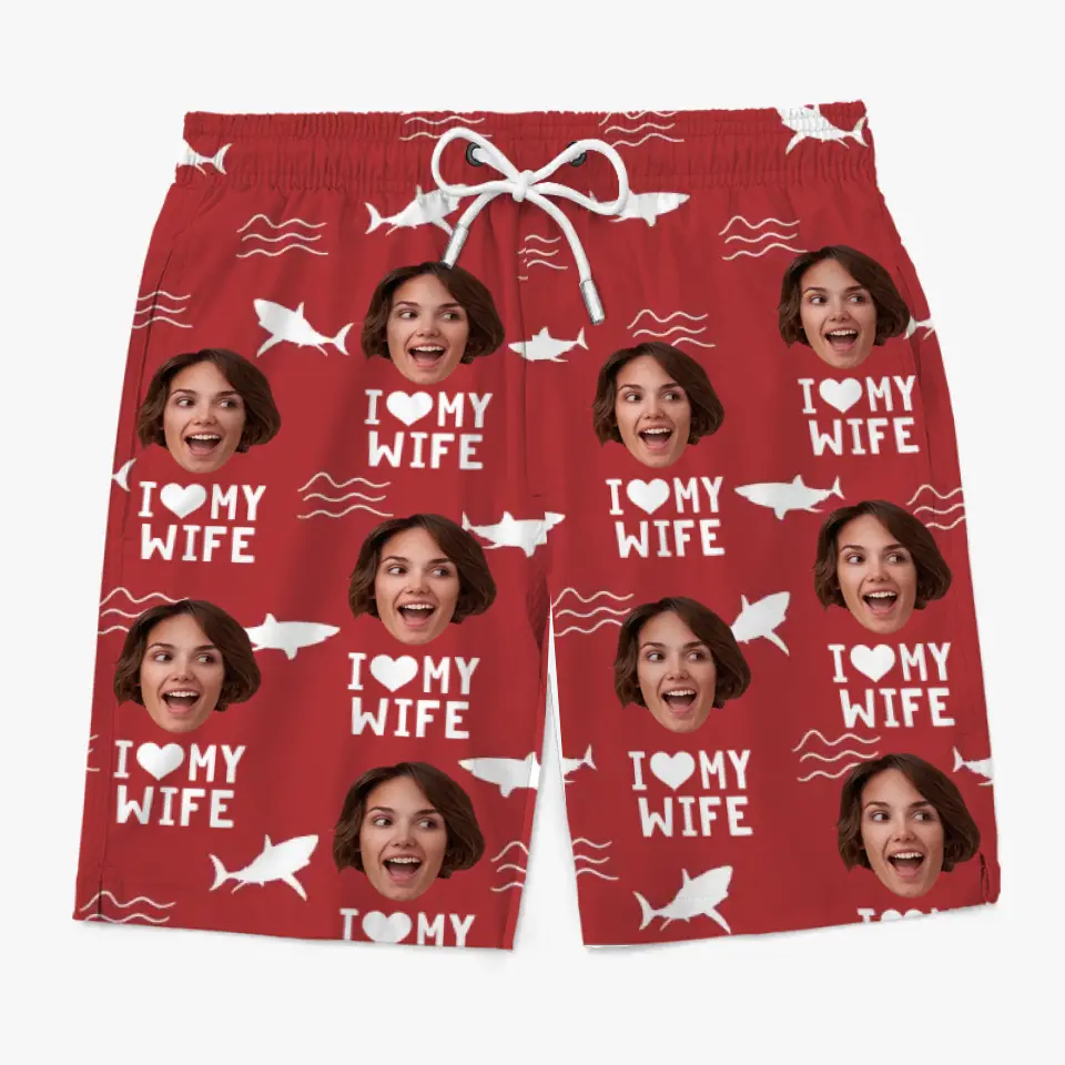 Custom Photo Seas The Day - Funny Personalized Custom Tropical Hawaiian Aloha Men Beach Shorts - Summer Vacation Gift, Birthday Party Gift For Husband - Image 2