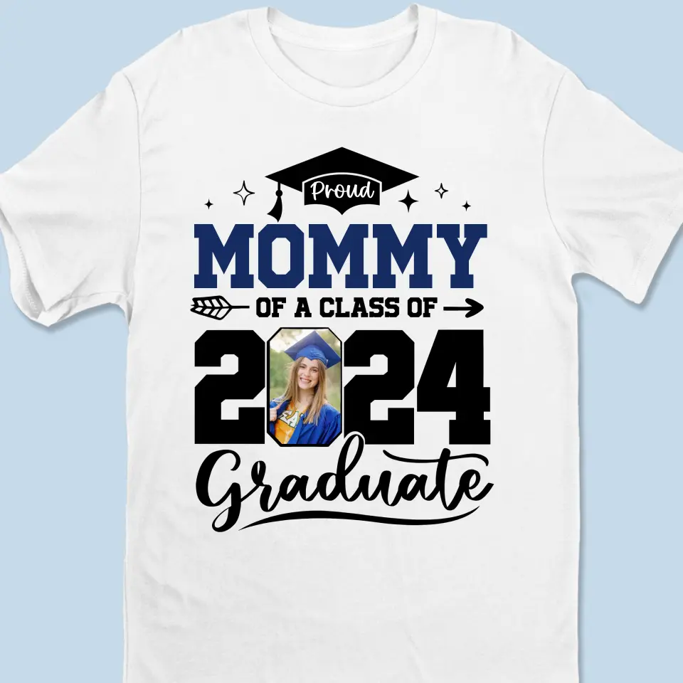 Custom Photo So Proud Of Being A Graduate - Family Personalized Custom Unisex T-shirt, Hoodie, Sweatshirt - Graduation Gift For Family Members, Siblings, Brothers, Sisters - Image 2