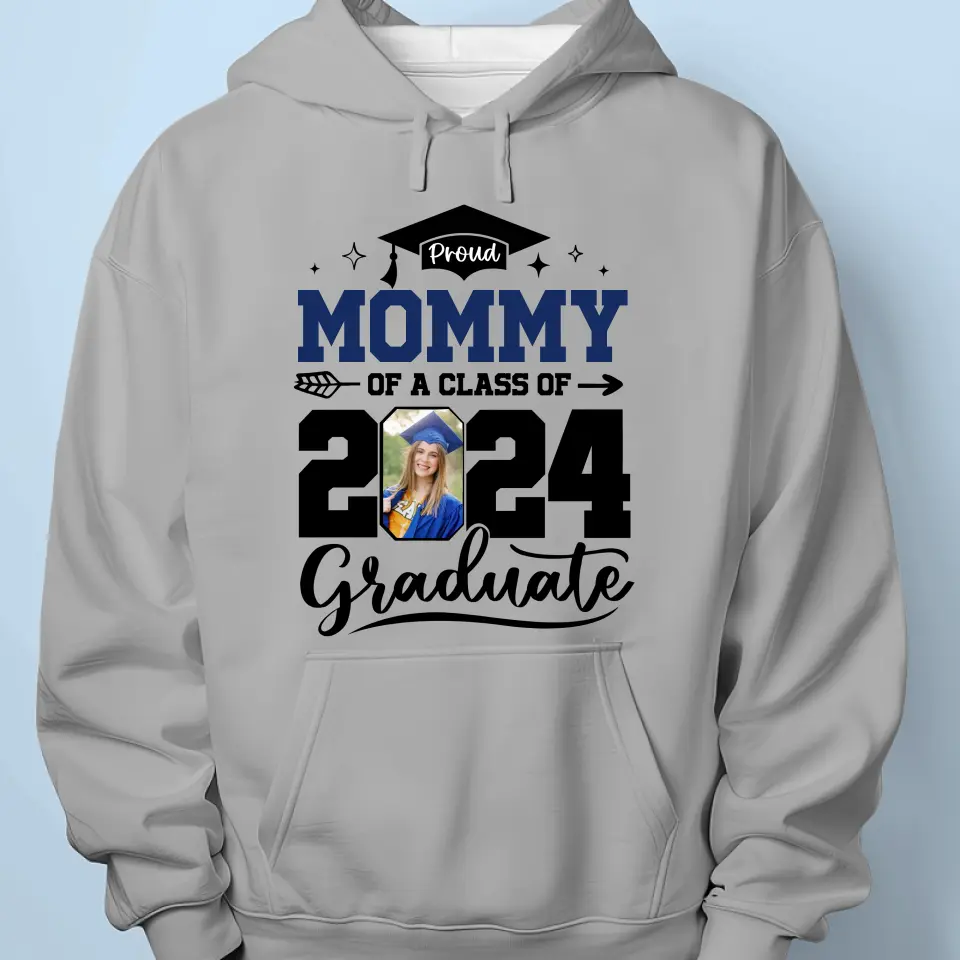 Custom Photo So Proud Of Being A Graduate - Family Personalized Custom Unisex T-shirt, Hoodie, Sweatshirt - Graduation Gift For Family Members, Siblings, Brothers, Sisters - Image 5