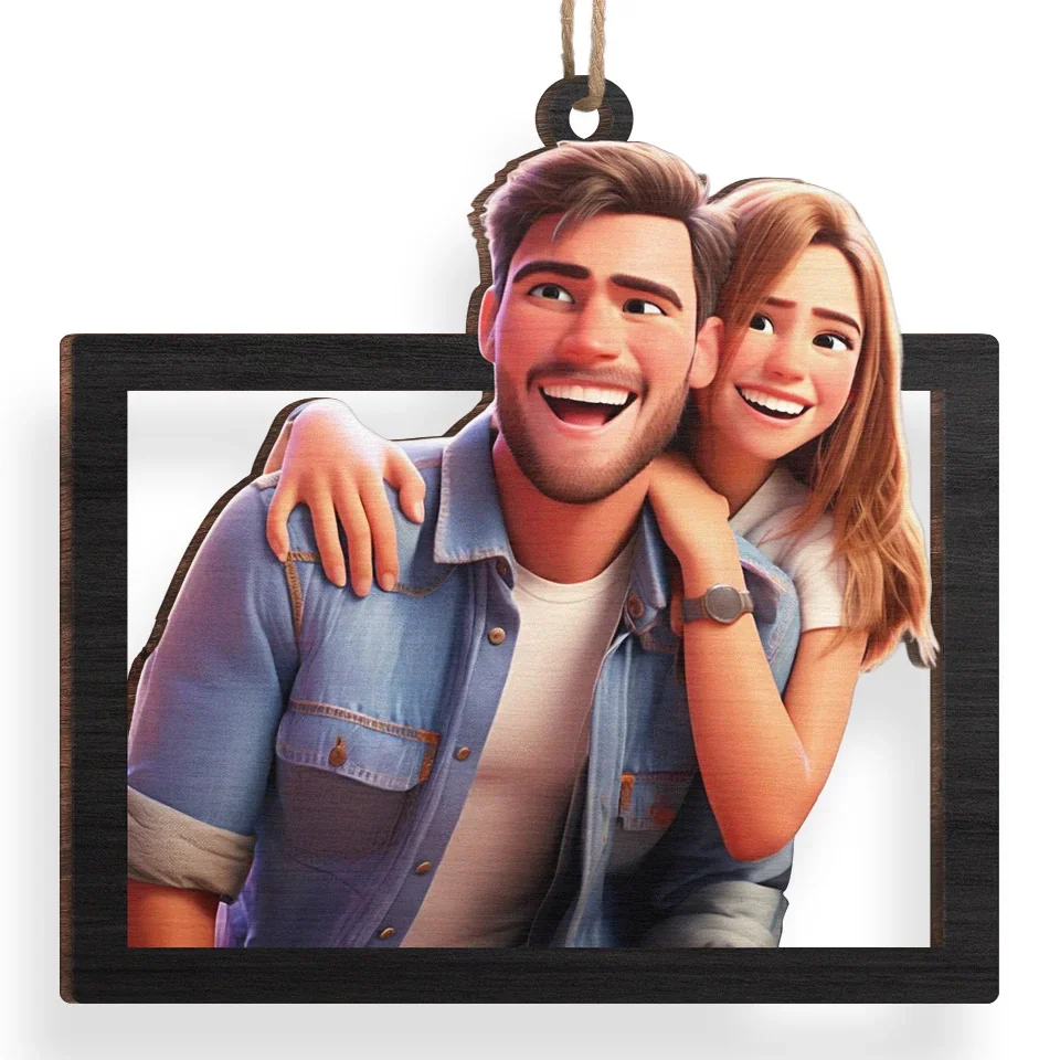 Custom Photo Soulmates For Life - Couple Personalized Custom Ornament - Wood Custom Shaped - Christmas Gift For Husband Wife, Anniversary - Image 3