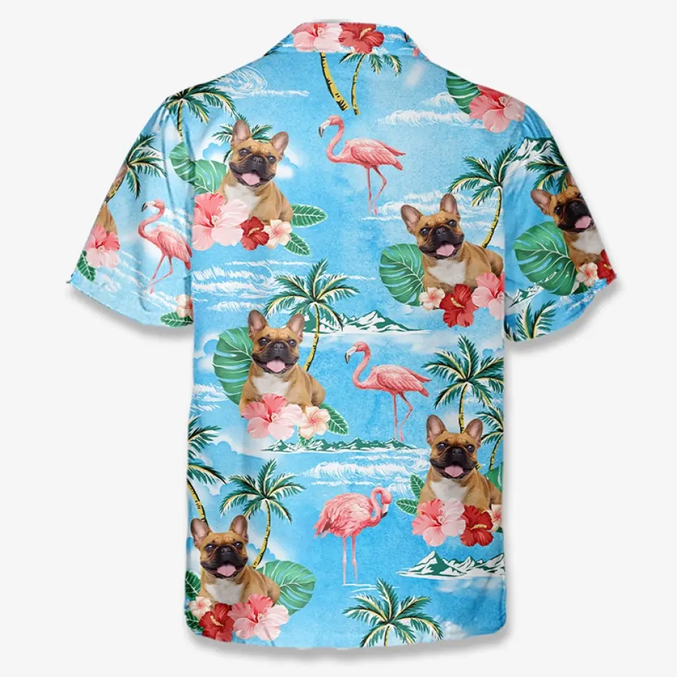 Custom Photo Summer Comes In Waves - Dog & Cat Personalized Custom Unisex Tropical Hawaiian Aloha Shirt - Summer Vacation Gift, Gift For Pet Owners, Pet Lovers - Image 6