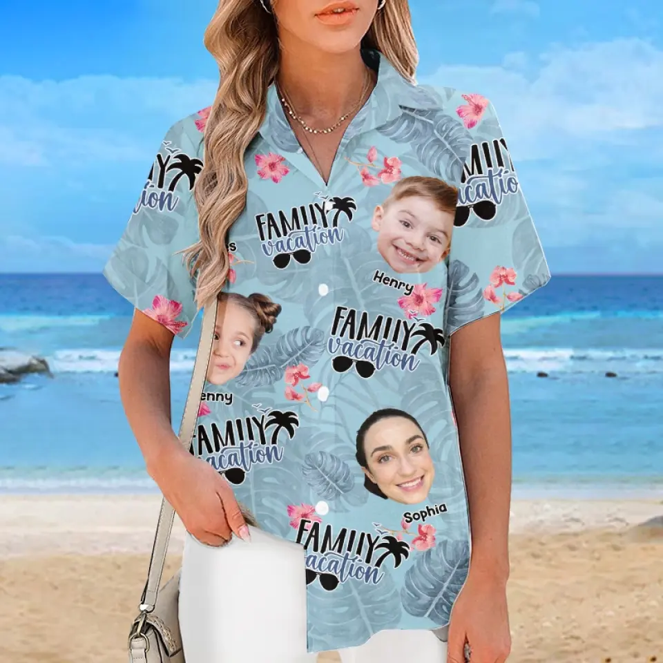 Custom Photo Summer Was Our Best Season - Family Personalized Custom Unisex Tropical Hawaiian Aloha Shirt - Summer Vacation Gift, Gift For Family Members - Image 5