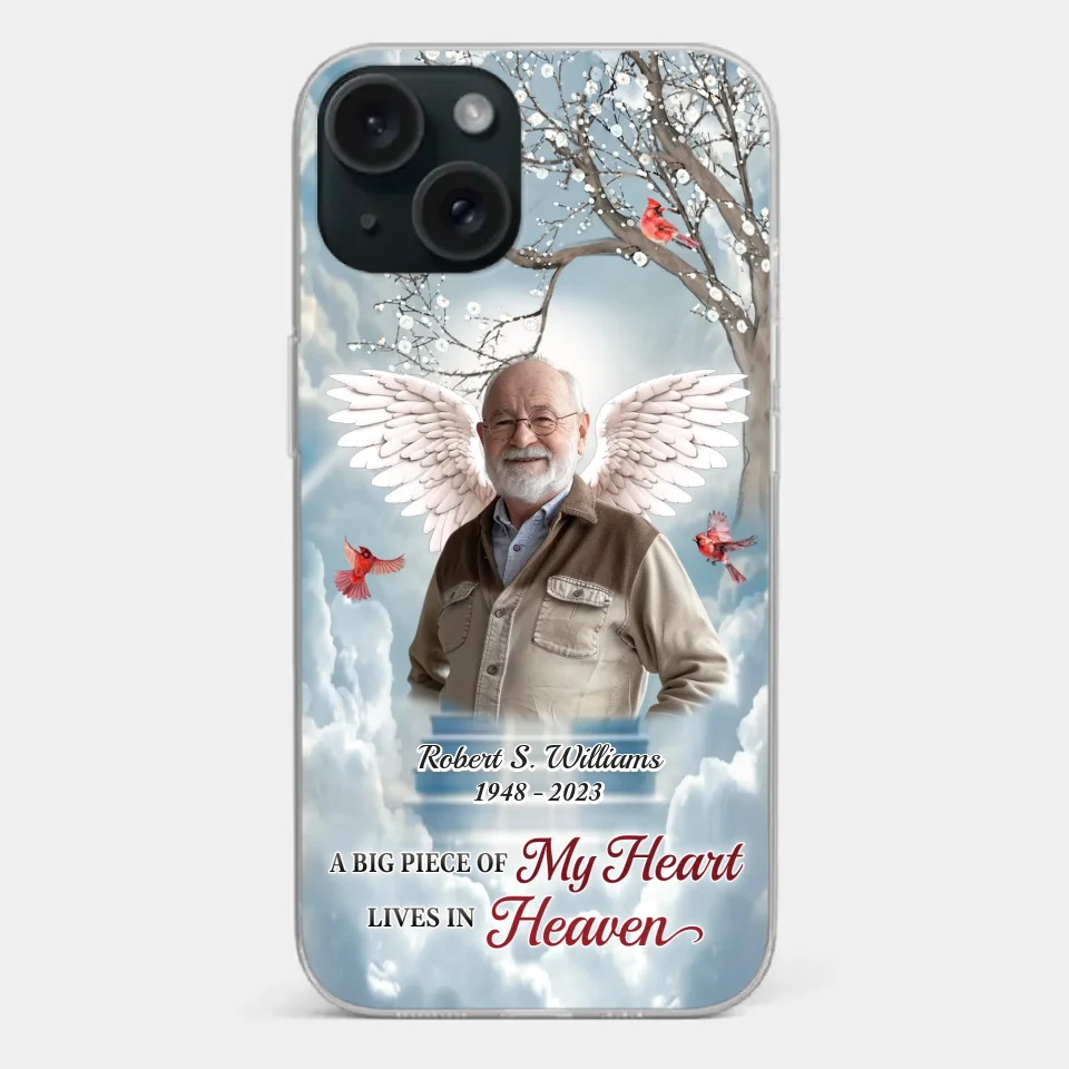 Custom Photo The Brave May Fall, But Never Yield - Memorial Personalized Custom Clear Phone Case - Sympathy Gift For Family Members - Image 22