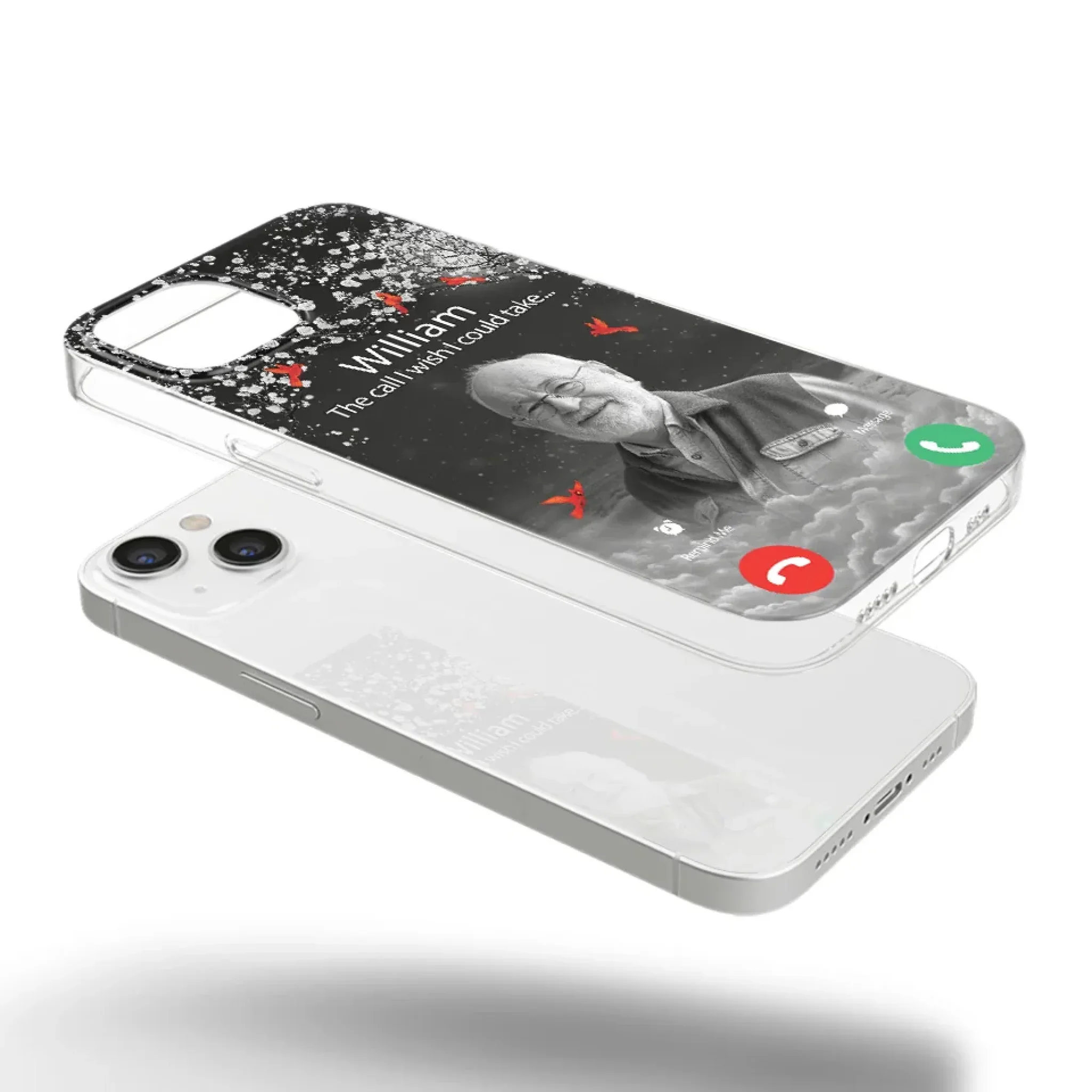 Custom Photo The Call I Wish I Could Take - Memorial Personalized Custom Clear Phone Case - Sympathy Gift For Family Members - Image 33