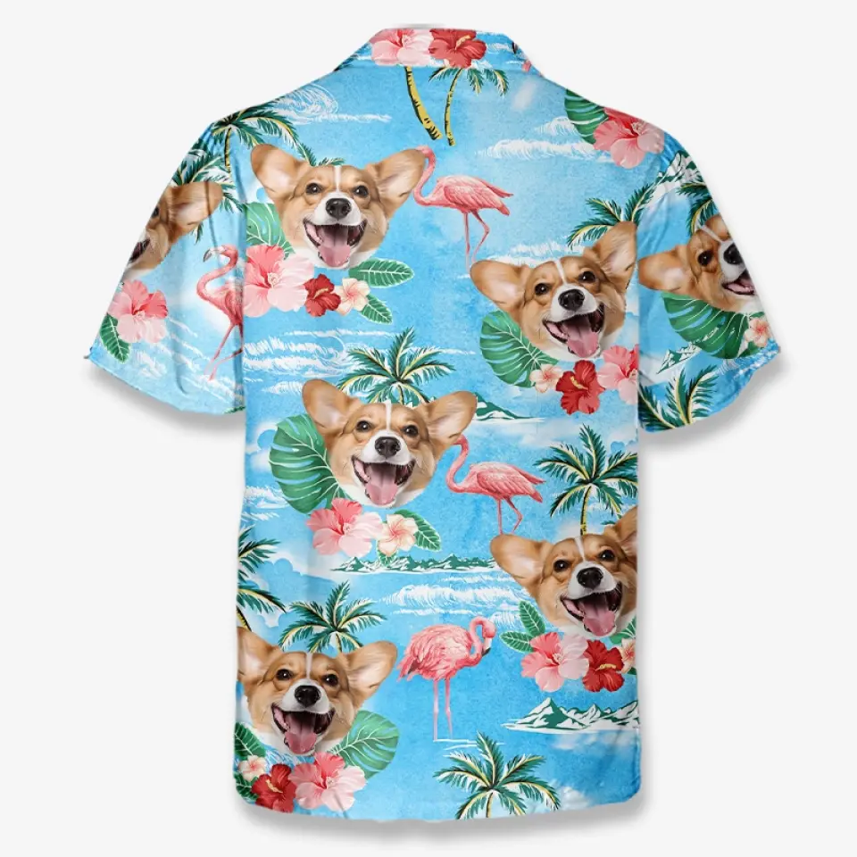 Custom Photo The Sea Is Calling And I Must Go - Family Personalized Custom Unisex Tropical Hawaiian Aloha Shirt - Summer Vacation Gift, Gift For Family Members - Image 5