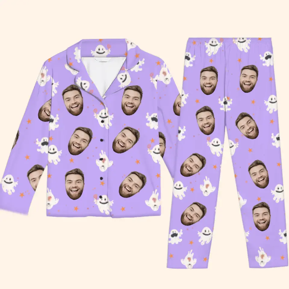 Custom Photo The Spooky Dangers Lurking Around The Corner - Family Personalized Custom Pajamas - Halloween Gift For Family Members - Image 2