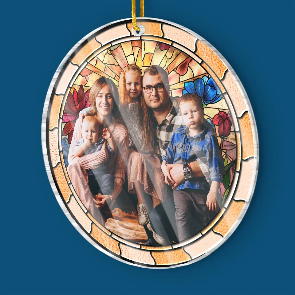 Custom Photo The True Spirit Of Christmas Lies In The Love We Share - Family Personalized Custom Ornament - Acrylic Custom Shaped - Christmas Gift For Family Members - Image 3