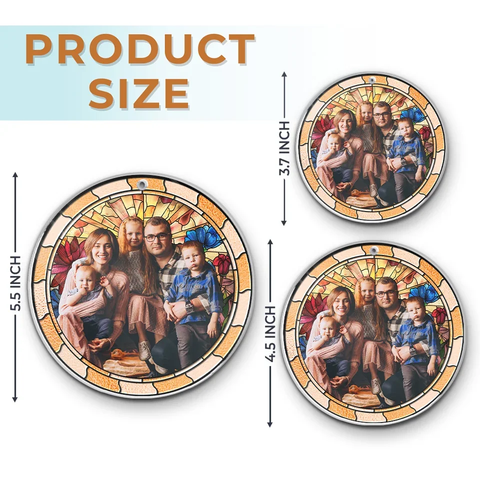 Custom Photo The True Spirit Of Christmas Lies In The Love We Share - Family Personalized Custom Ornament - Acrylic Custom Shaped - Christmas Gift For Family Members - Image 6
