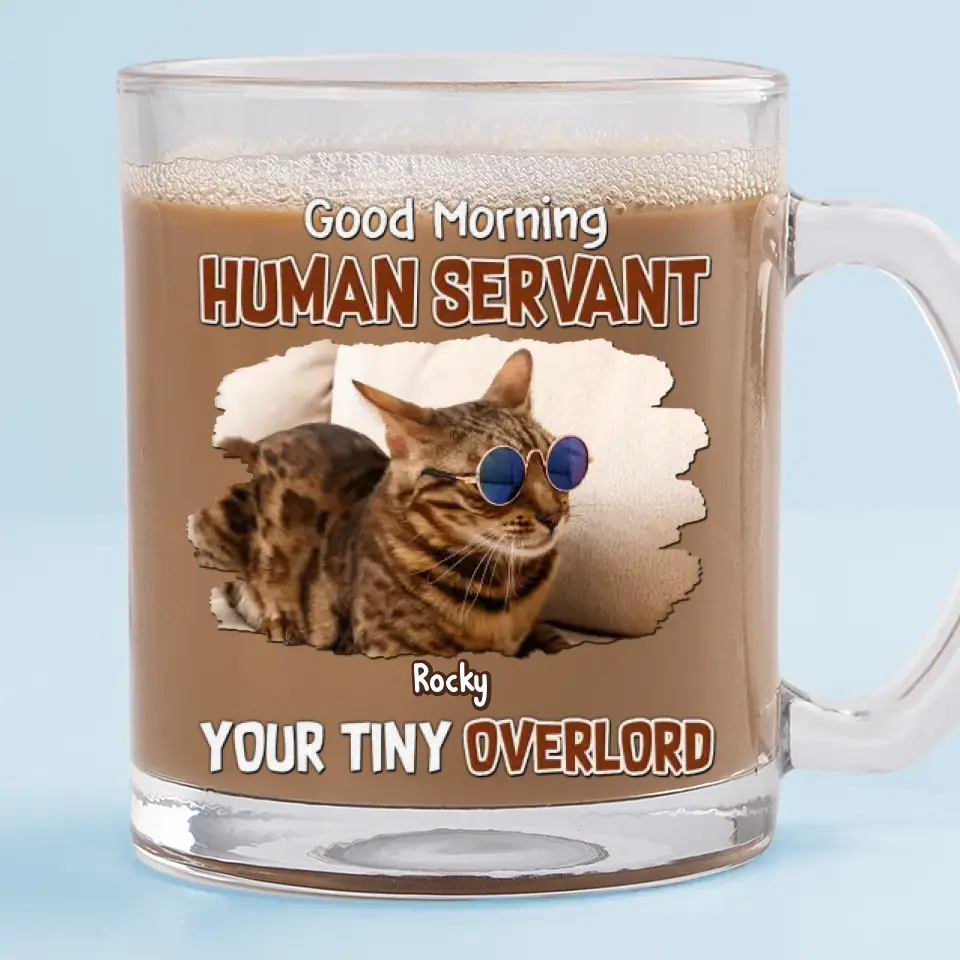 Custom Photo Unconditional Love In A Furry Package - Dog & Cat Personalized Custom Glass Mug - Gift For Pet Owners, Pet Lovers - Image 2