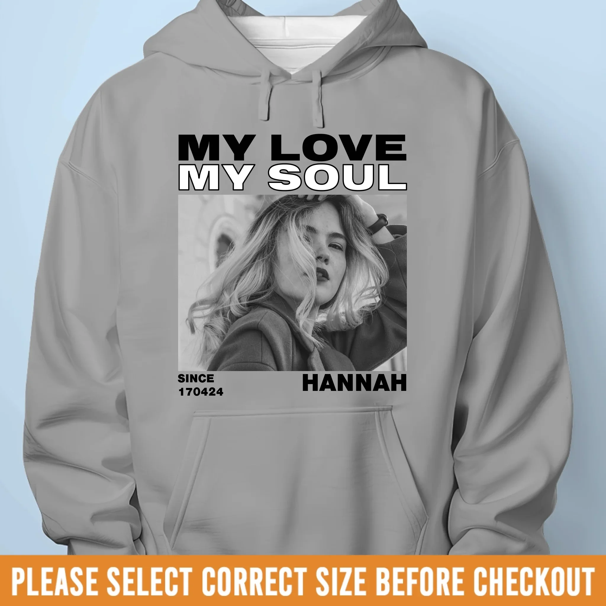 Custom Photo Unisex T-shirt, Premium T-shirt, Hoodie - Personalized Anniversary Wedding Gifts For Husband And Wife, Him And Her - My Love, My Soul - Image 7