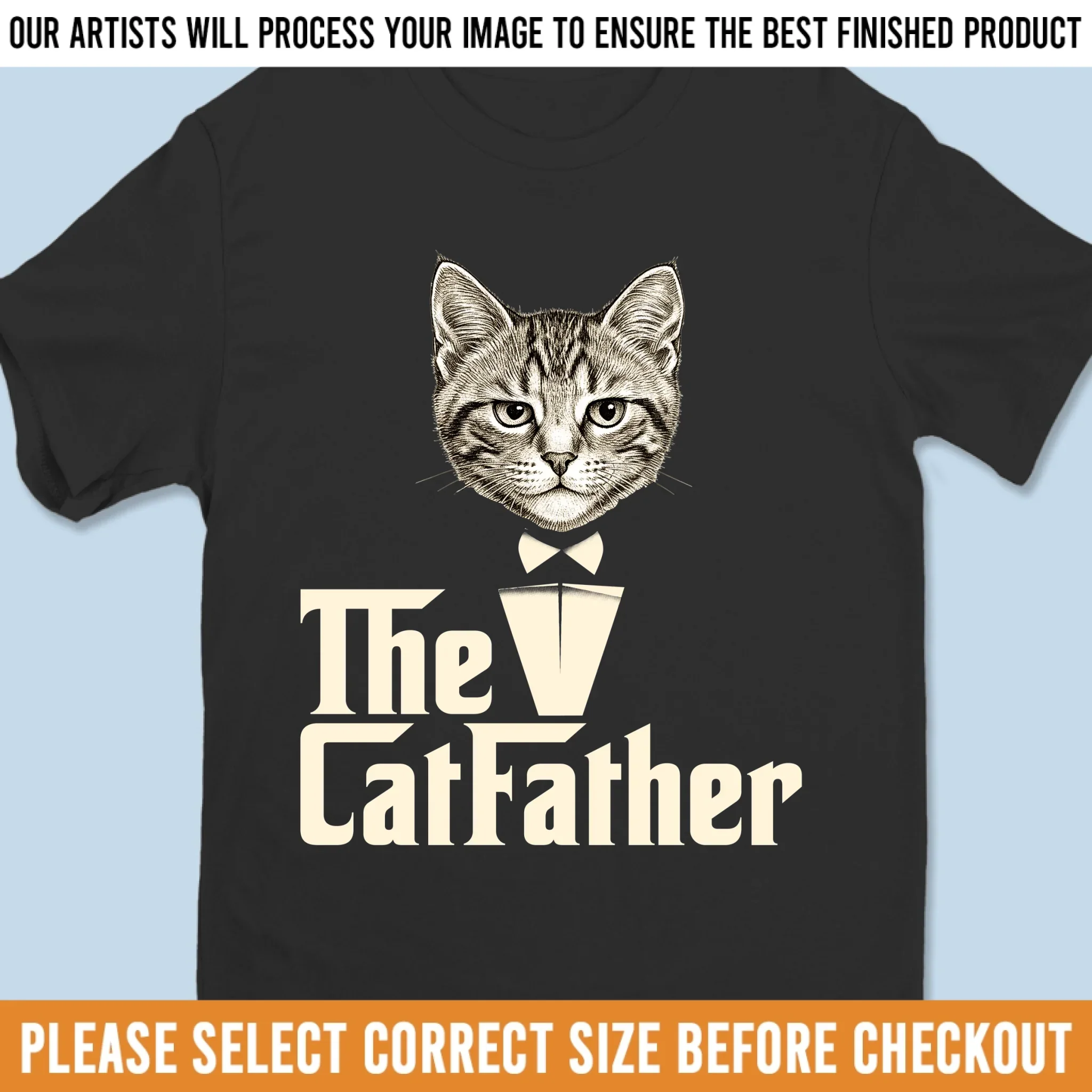 Custom Photo Unisex T-shirt, Premium T-shirt, Hoodie - Personalized  Birthday Gifts For Cat Lovers, Cat Mom And Dad - Home Smells Like Fur And Love - Image 2