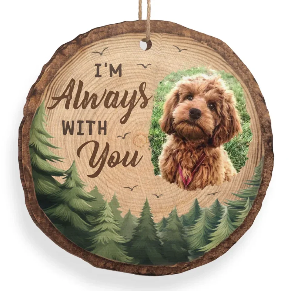Custom Photo Until The Day We Meet Again On The Rainbow Bridge - Memorial Personalized Custom Ornament - Wood Custom Shaped - Sympathy Gift, Christmas Gift For Pet Owners, Pet Lovers - Image 3