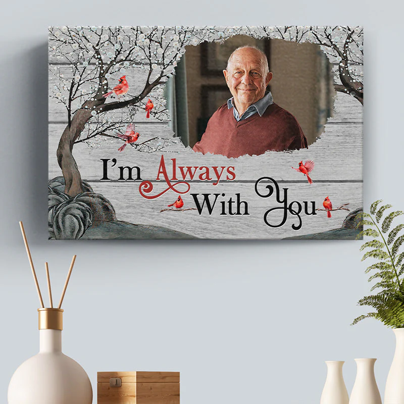 Custom Photo Until We Meet Again - Memorial Personalized Custom Horizontal Canvas - Sympathy Gift For Family Members - Image 6