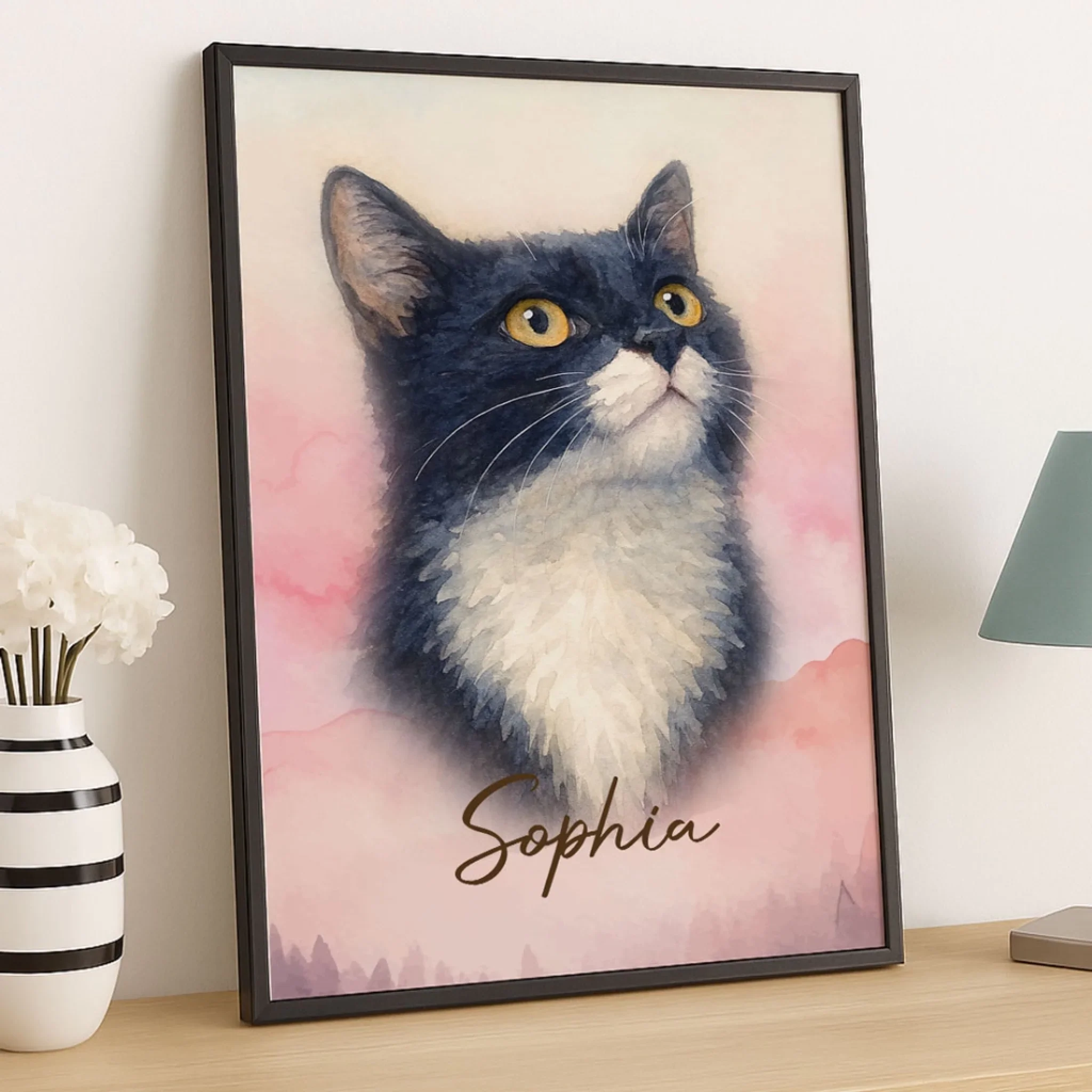 Custom Photo Vertical Poster, Canvas - Personalized Pet Memorial Sympathy Gifts For Dogs, Cats - Sweetest Face, Purest Love - Image 4